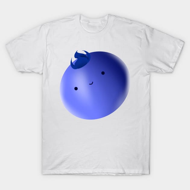 Burt the Blueberry T-Shirt by TheBougiestArts